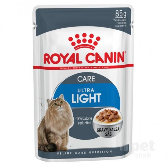 ROYAL CANIN ULTRA LIGHT IN GRAVY 85gr