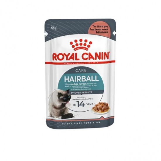 ROYAL CANIN HAIRBALL CARE IN GRAVY 85gr/12ΤΜΧ