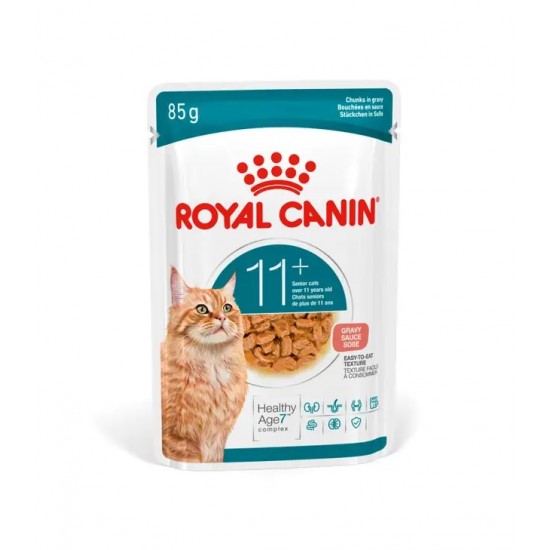 ROYAL CANIN AGEING 11+ Chunks in gravy 85gr/12ΤΜΧ