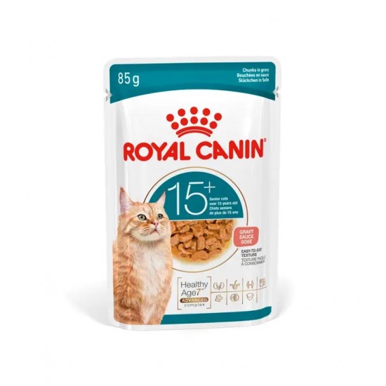 ROYAL CANIN AGEING 15+ Chunks in gravy 85gr/12ΤΜΧ