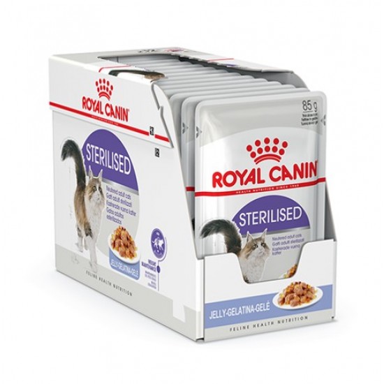 ROYAL CANIN STERILISED IN JELLY 85GR/12τμχ