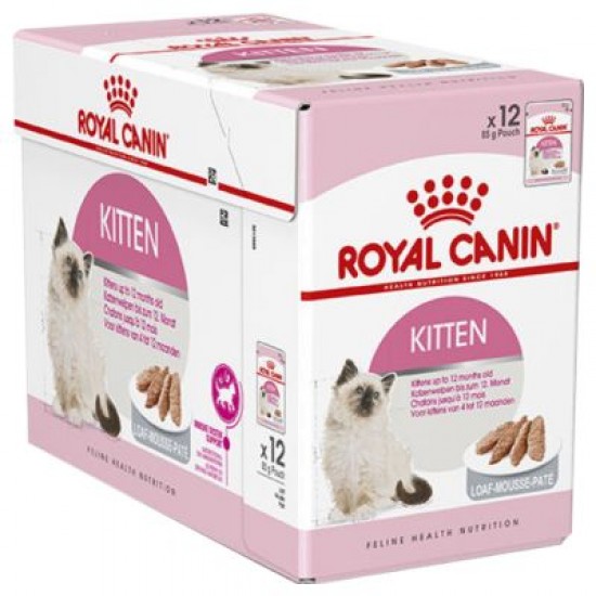 ROYAL CANIN KITTEN INSTICTIVE LOAF 85GR / 12 ΦΑΚΕΛΑΚΙΑ