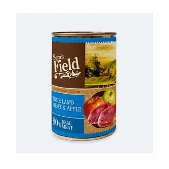 SAM'S FIELD WET CAN WITH LAMP & APPLE 400GR
