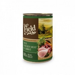 SAM'S FIELD WET CAN WITH CHICKEN & CARROT 400GR