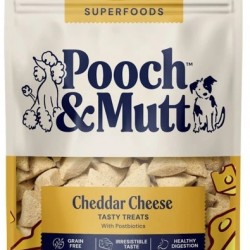 POOCH & MUTT DOG SNACK CHEDDAR CHEESE 120g