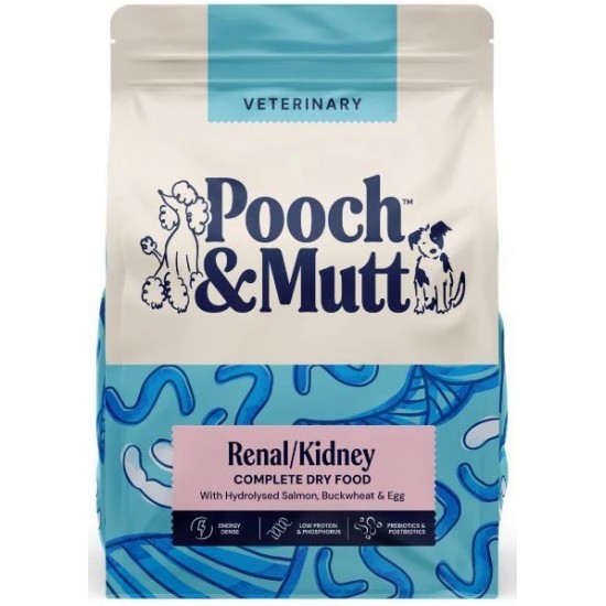 POOCH & MUTT DOG VETERINARY DIET KIDNEY/RENAL 2kg