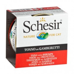 Schesir Cat Jel Τόνος με γαρίδες 85 gr