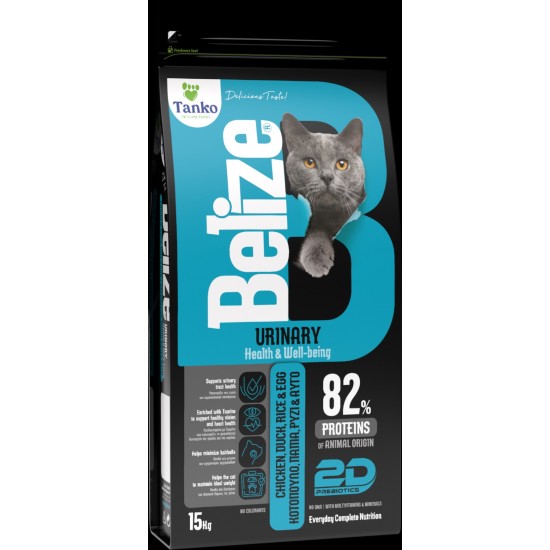 Belize Urinary Cat Duck & Rice 12kg + 3kg ΔΩΡΟ