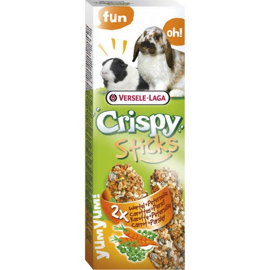 VERSELE LAGA - Crispy Sticks Rabbits – Guinea Pigs Carrot 2pcs 110g