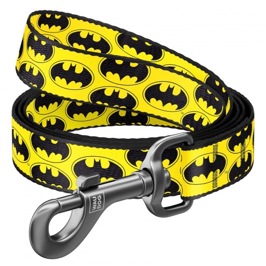 WD - Nylon dog leash BATMAN LOGO 15mm x 122cm (0115-2001)