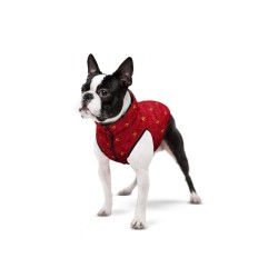 WD DOG JACKET  SUPERMAN RED s30