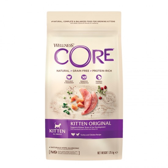 WELLNESS CORE KITTEN ΓΑΛΟΠΟΥΛΑ & ΚΟΤΟΠΟΥΛΟ 1,75kg