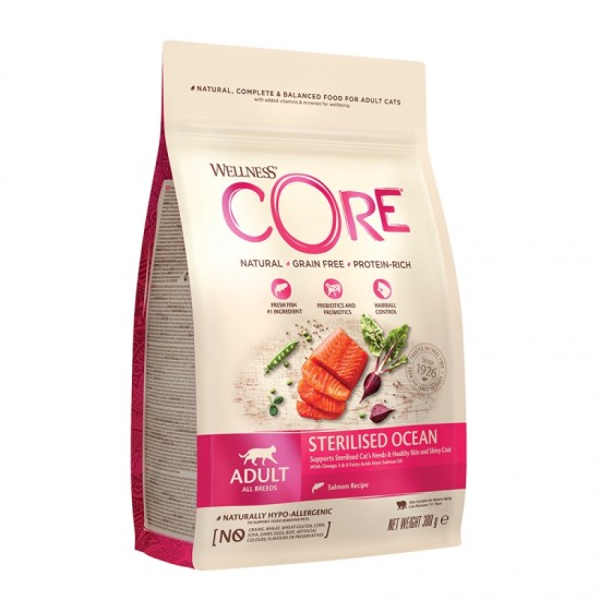 WELLNESS CORE STERILISED ΣΟΛΩΜΟΣ 300gr