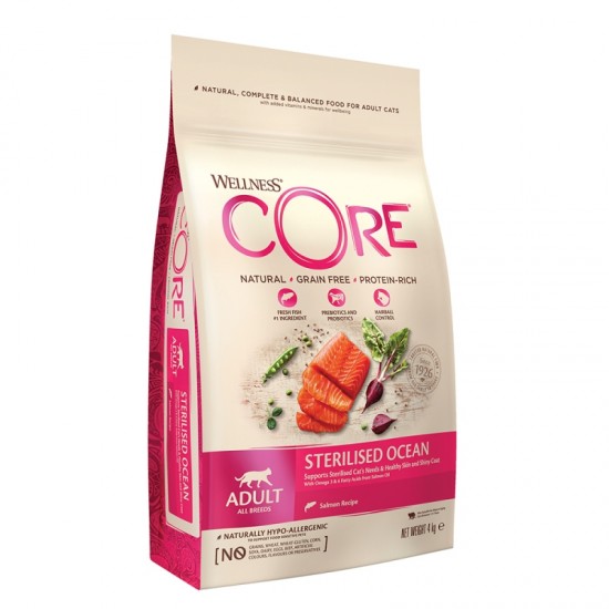 WELLNESS CORE STERILISED ΣΟΛΩΜΟΣ 4 kg