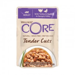 WELLNESS CORE Tender Cuts Fillets Turkey & Duck 85gr