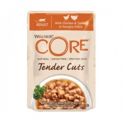WELLNESS CORE Tender Cuts Fillets Chicken & Turkey 85gr