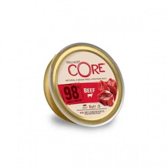 WELLNESS CORE Cat Wet 98% Beef 85gr