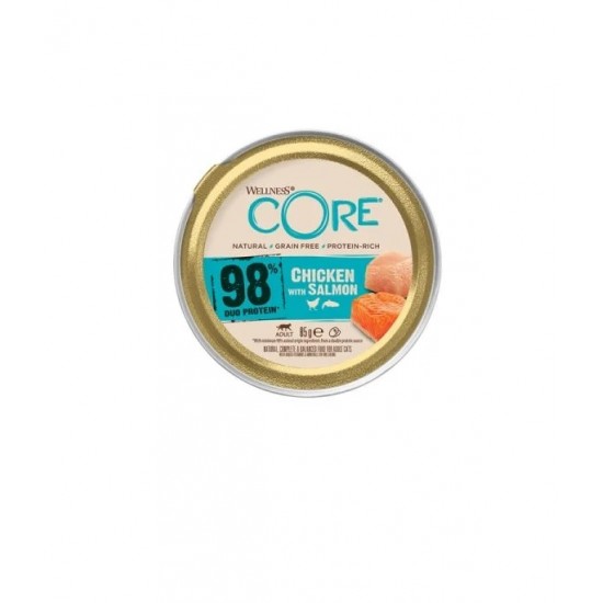 WELLNESS CORE Cat Wet 98% Chicken - Salmon 85gr