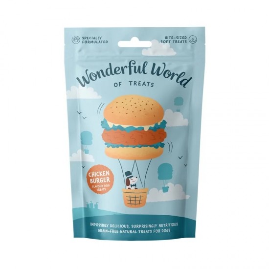 Wonderful World GF Chicken Burger 50gr
