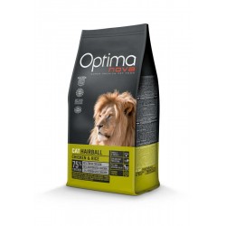 Optima nova Cat Hairball (κοτόπουλο & ρύζι) 2kg