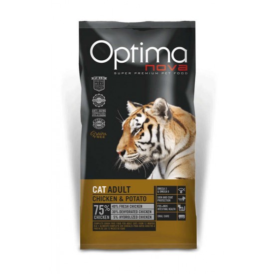 Optima nova Cat Adult (κοτόπουλο & πατάτα) 2kg