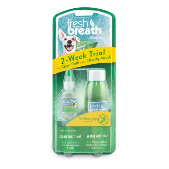 TROPICLEAN - CLEAN TEETH ORAL CARE 2 WEEKS TRIAL